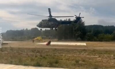 Srpski vatrogasci i helikopter učestvuju u gašenju požara u Španiji