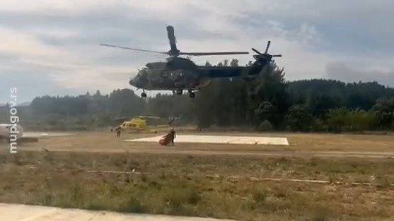 Srpski vatrogasci i helikopter učestvuju u gašenju požara u Španiji