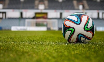 ball, soccer ball, soccer, football, stadium, sport, football stadium, football field, field, soccer field, grass, nature, game