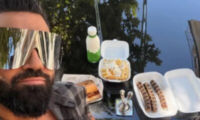 Azis poslužio ručak na haubi luksuznog Rols Rojsa i iznenadio fanove – ručak na Rols Rojsu
