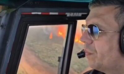 Helikopter MUP-a Srbije pomaže u gašenju požara u oblasti Leone u Španiji