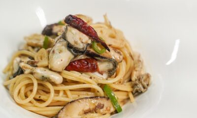 cave, pasta, anchovies, oyster, anchovy pasta, roll the pasta, anchovies pasta, oyster pasta