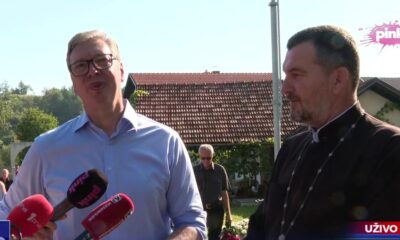Aleksandar Vučić obilazi crkvu u Čipuljiću tokom posete Republici Srpskoj – obilazak crkve u Čipuljiću