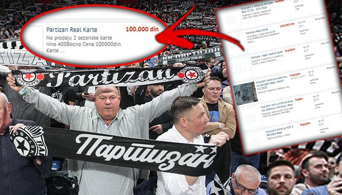 Partizan pustio karte za Tobol u Humskoj, najjeftinija ulaznica 500 dinara