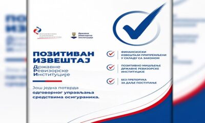Republički fond PIO usklađuje finansijske izveštaje sa zakonom i propisima – finansijski izveštaji Fonda PIO