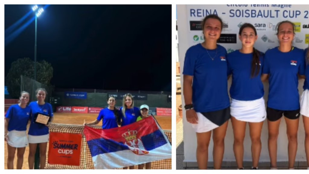 Ženska juniorska reprezentacija Srbije osvojila Evropsko prvenstvo u tenisu pobedom nad Mađarskom