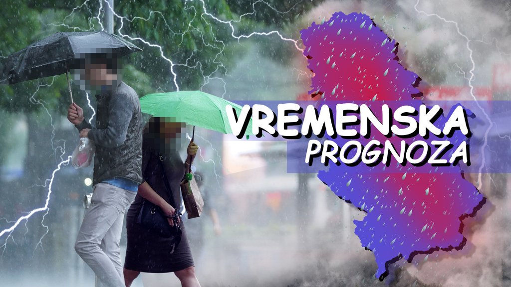 Nevreme večeras u više delova Srbije: Gde se očekuju pljuskovi i olujni vetar