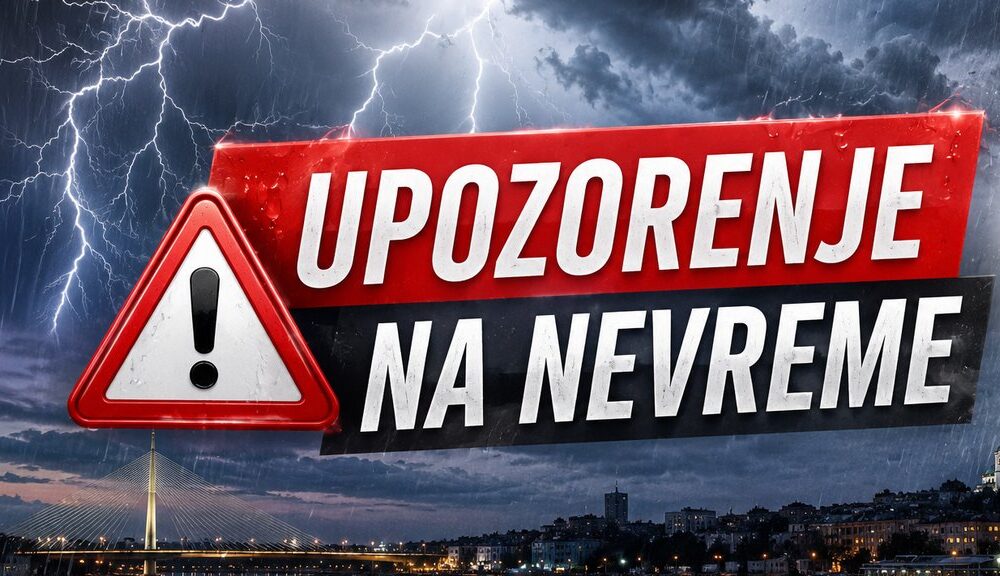 RHMZ upozorava na nepogode: Gde se očekuju pljuskovi i olujni vetar u Srbiji – upozorenje na nepogode u Srbiji