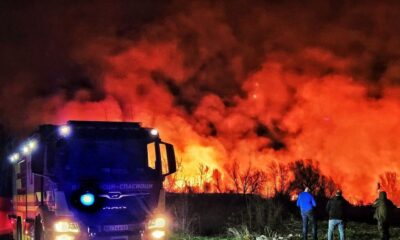 Požar kod Sremske Mitrovice pod kontrolom: Vazduh loš zbog PM10 čestica