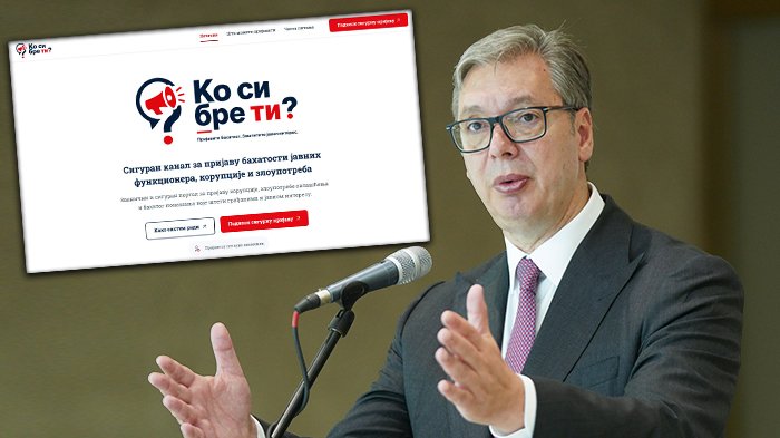 Predsednik Vučić: Svaka od 14.000 prijava građana na portalu 'Ko si bre ti' biće razmotrena – prijave na portalu Ko si bre ti