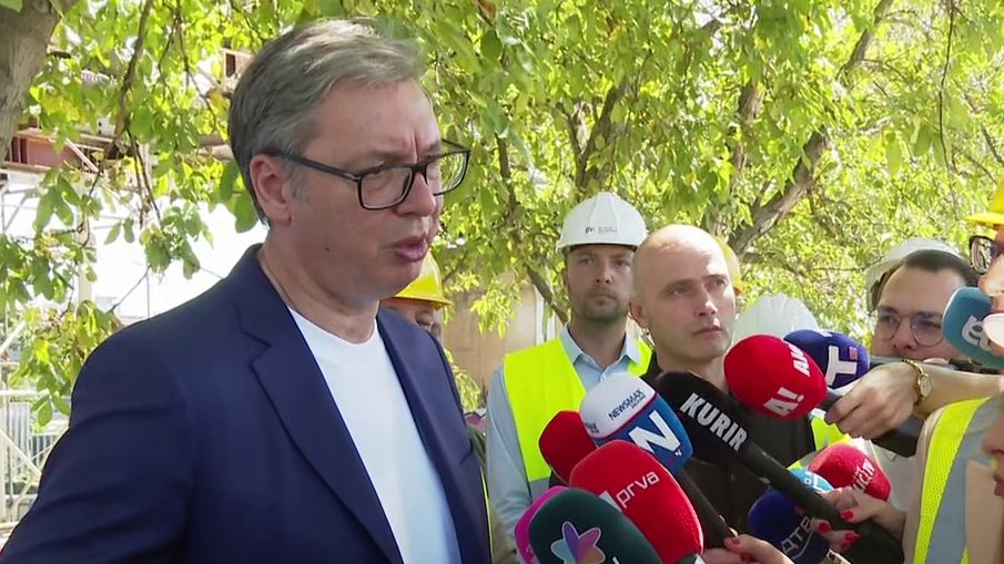 Aleksandar Vučić obilazi radove na starom železničkom mostu u Beogradu – radovi na starom železničkom mostu