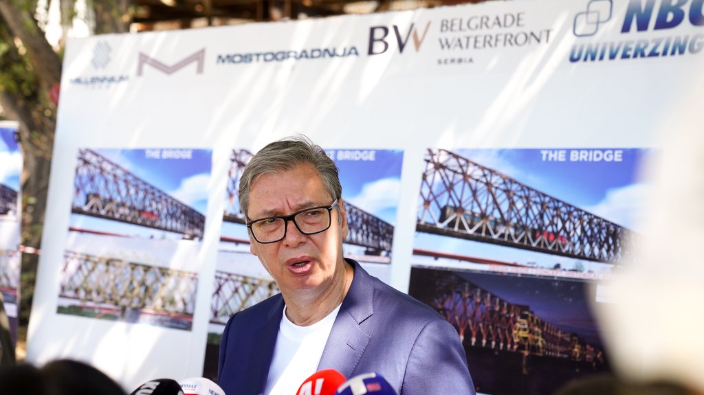 Predsednik Vučić najavio završetak obnove Starog železničkog mosta u Beogradu – Stari železnički most u Beogradu