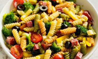 italian, pasta, salad, garden, nature, healthy, dish