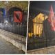 Eparhija raško-prizrenska osudila postavljanje zastava OVK na crkvenu ogradu u Lipljanu – postavljanje zastava OVK u Lipljanu