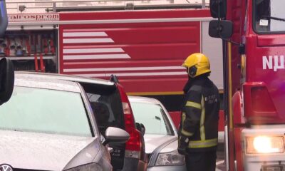 Crni dim iznad Novog naselja: Požar zahvatio napuštenu baraku u Novom Sadu – požar u Novom Sadu