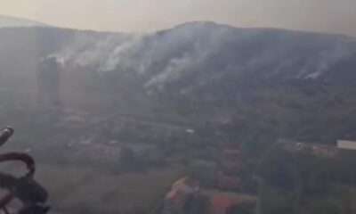 Požar kod Bovanskog jezera: Kamov helikopter u akciji na nepristupačnom terenu