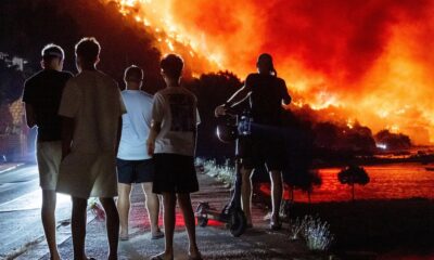 Požar kod Omiša zahvatio veliko područje, vatrogasci okruženi plamenom (VIDEO)
