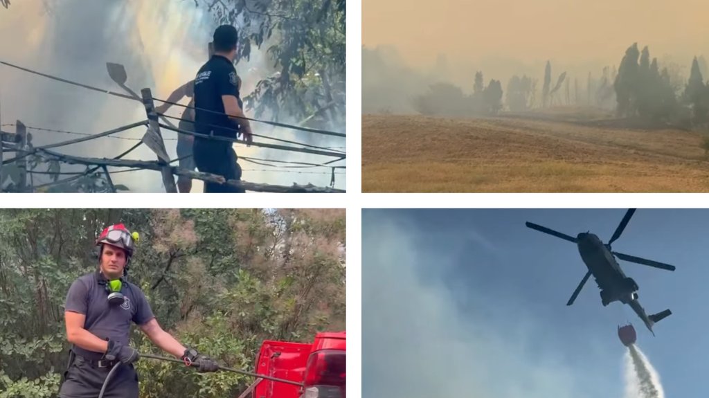 Požari u Srbiji: Najteže u Deliblatskoj peščari i na Stolovima, helikopteri u akciji