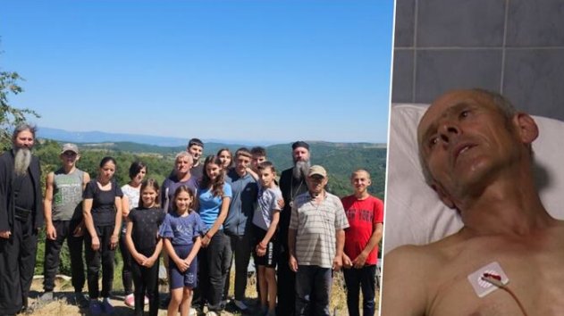 Vladika Ilarion i monasi Visokih Dečana posetili porodicu Nenada Raškovića u selu Dren – poseta porodici Nenada Raškovića