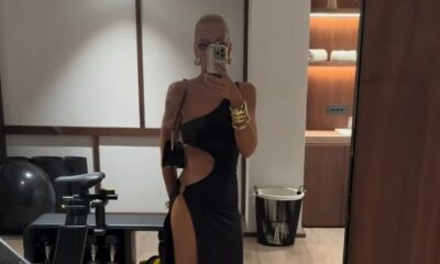 MODNI IZBOR KRISTINE BEKVALAC IZAZVAO PAŽNJU: Crna haljina sa dubokim šlicem privukla komentare na Instagramu (FOTO)