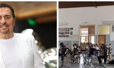 MLADI TALENTI SVOJOM ENERGIJOM ODUŠEVILI KEBU: Orkestar osnovaca izveo hit „Bre gidi džanum“ pred veliki koncert Dragana Kojića (FOTO) – mladi harmonikaši