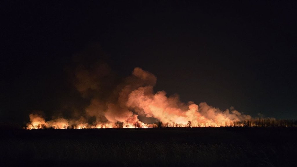 Novi požar kod Kladova: Vatra preti kućama, nebo obojeno narandžasto