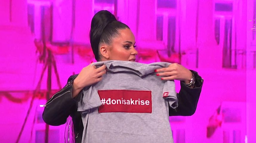 NEPOPUSTLJIVI ODNOSI U EMISIJI NAROD PITA: Jovana Cvijanović donela Filipu Đukiću majicu u kojoj je prespavala (VIDEO) – emisija Narod pita