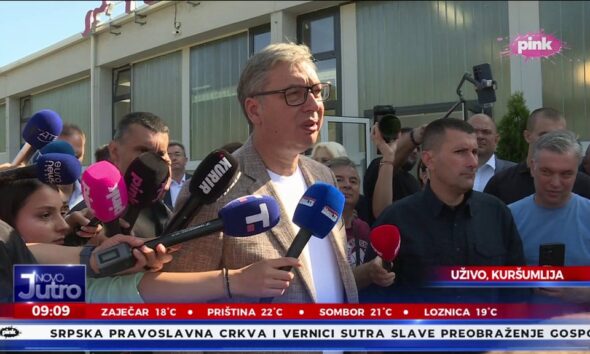 Predsednik Vučić započeo obilazak Topličkog okruga i razgovara sa građanima