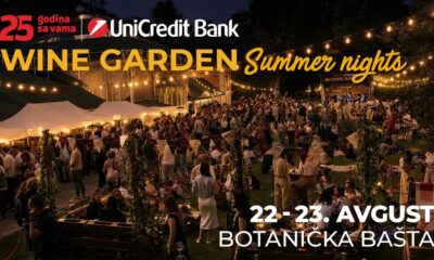 Wine Garden Summer Nights u Botaničkoj bašti: Magične večeri uz vino i muziku