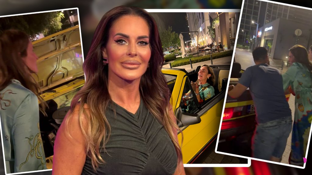 KAKAV OBRT TOKOM NOĆNE VOŽNJE: Milena Kačavenda završila gurajući Juga kabriolet kroz Beograd uz pomoć prijatelja (VIDEO) – vožnja Juga kabrioleta kroz Beograd