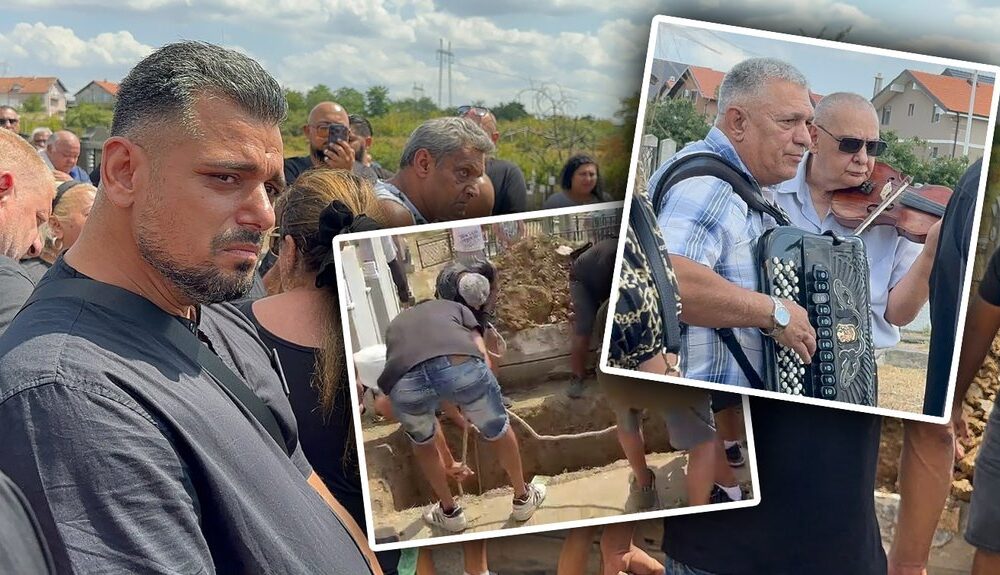 EMOTIVAN ISPRAĆAJ BORE SANTANE UZ MUZIKU: Otac bivšeg učesnika Elite 9 sahranjen u Sremčici, porodica i prijatelji ga podržali (FOTO) (VIDEO) – sahrana Bore Santane