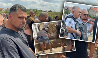 EMOTIVAN ISPRAĆAJ BORE SANTANE UZ MUZIKU: Otac bivšeg učesnika Elite 9 sahranjen u Sremčici, porodica i prijatelji ga podržali (FOTO) (VIDEO) – sahrana Bore Santane