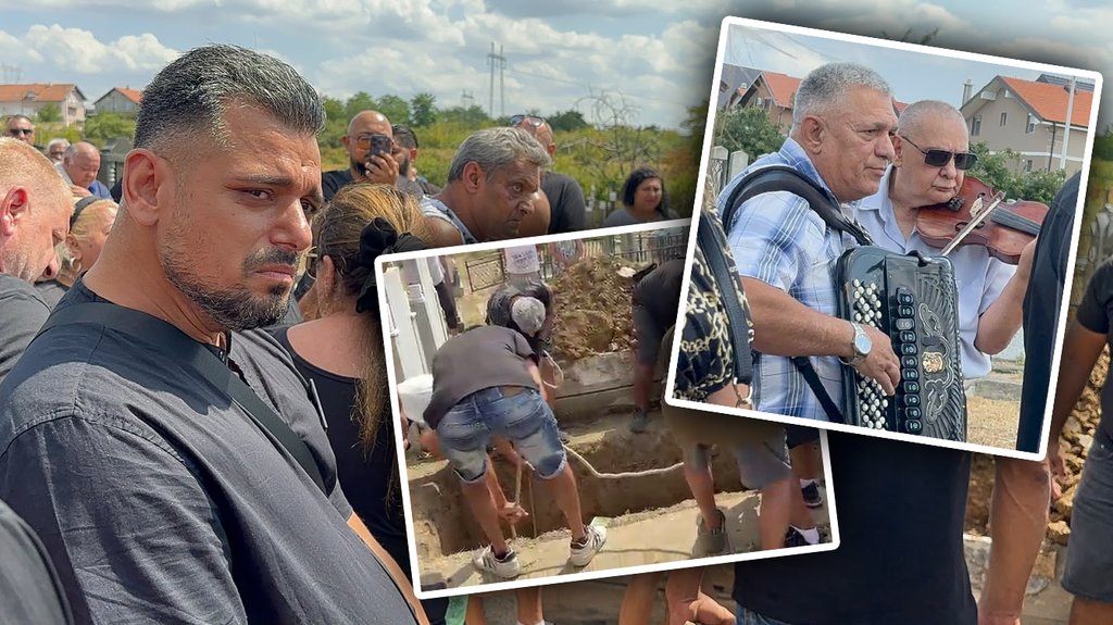 EMOTIVAN ISPRAĆAJ BORE SANTANE UZ MUZIKU: Otac bivšeg učesnika Elite 9 sahranjen u Sremčici, porodica i prijatelji ga podržali (FOTO) (VIDEO) – sahrana Bore Santane