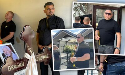PODRŠKA KOJA JE IZNENADILA MNOGE: Taki Marinković stigao na sahranu oca Bore Santane, Maja nije došla (FOTO) – podrška Bori Santani