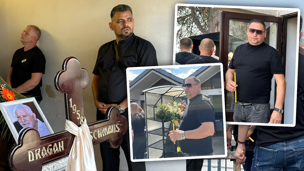 PODRŠKA KOJA JE IZNENADILA MNOGE: Taki Marinković stigao na sahranu oca Bore Santane, Maja nije došla (FOTO) – podrška Bori Santani