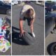 NEOČEKIVANI OBRT NA GRANICI: Nataša Aksentijević i suprug izbacili kofere na ulicu, sve zbog pukle gume (FOTO) – neočekivana scena na graničnom prelazu