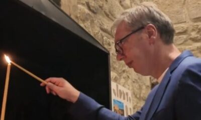 Aleksandar Vučić obišao Petrovu crkvu u Novom Pazaru i zapalio sveću – Petrova crkva u Novom Pazaru
