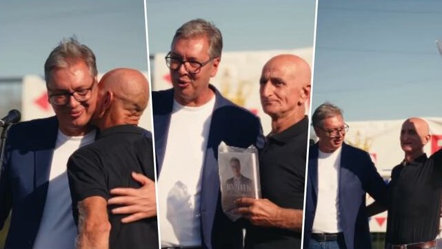 Aleksandar Vučić pohvalio meštanina iz Raškog okruga za javno iznošenje istine – poseta Vučića Raškom okrugu