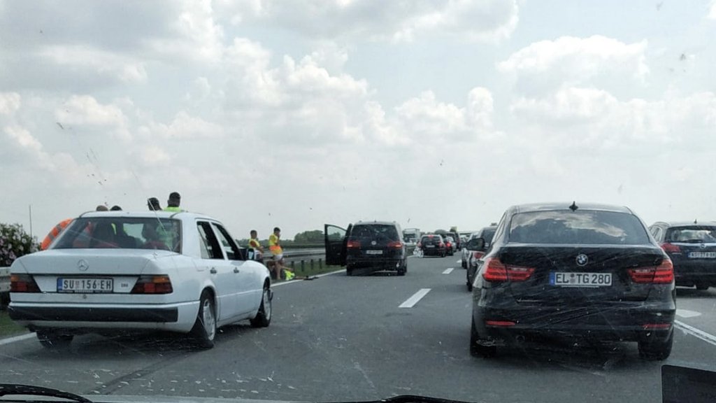 Zastoj na auto-putu Beograd–Niš: Lančani sudar izazvao velike kolone