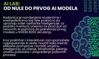 Otvorene prijave za AI radionicu na Univerzitetu u Novom Pazaru: Od nule do prvog modela – AI radionica na Univerzitetu u Novom Pazaru