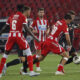 The match of the 6th round of the Mozzart Super League of Serbia between FK Crvena zvezda and FK Cukaricki was played at the Rajko Mitic stadium. Utakmica 6. kola Mozzart Super lige Srbije izmedju FK Crvena zvezda i FK Cukaricki odigrana je na stadionu Rajko Mitic.