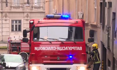 Požar zahvatio zgradu Železnica Srbije u Nemanjinoj: Evakuacija zaposlenih kod Vlade – požar u Nemanjinoj