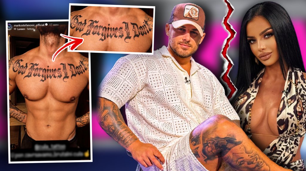 PORUKA KOJA JE PODELILA JAVNOST: Marko Stefanović otkrio novu tetovažu i izazvao lavinu komentara (FOTO) – raskid Sanje Grujić i Marka Stefanovića