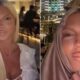 KARLEUŠA U DUBAIJU IZAZVALA REAKCIJE: Pevačici uručili maramu zbog provokativne haljine tokom večere (VIDEO)