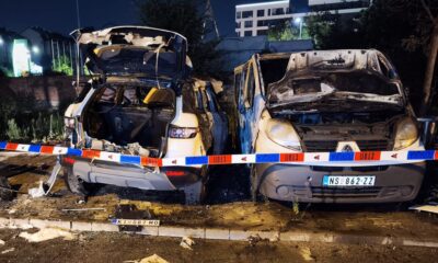 Munjevita akcija policije u Novom Sadu: Uhvaćeni posle paljenja vozila – požar na vozilima
