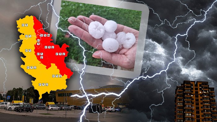 Nevreme u Srbiji: Gde pada kiša i grmi, a gde prete grad i oluje