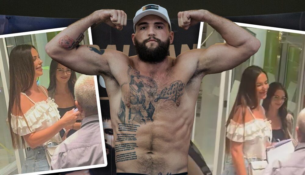SVE OČI SU BILE NA NJOJ: Bogdana Ražnatović stigla među prvima na meč podrške suprugu Veljku (FOTO) – Balkan Boxing 11