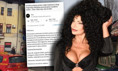 REAKCIJE NA OBJAVU LIDIJE VUKIĆEVIĆ U SARAJEVU: Glumici podneta krivična prijava zbog komentara na Instagramu (FOTO) – krivična prijava protiv Lidije Vukićević