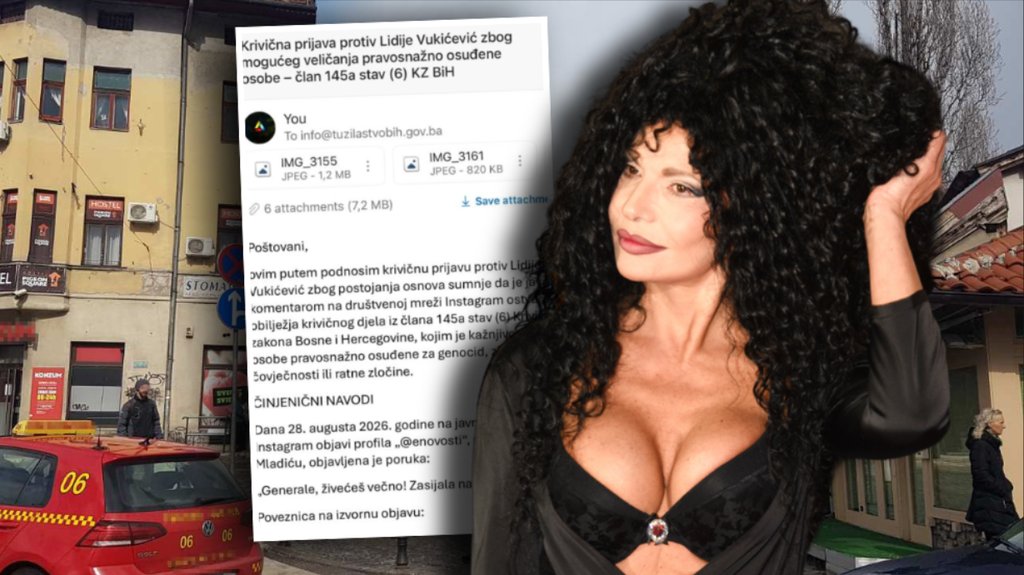 REAKCIJE NA OBJAVU LIDIJE VUKIĆEVIĆ U SARAJEVU: Glumici podneta krivična prijava zbog komentara na Instagramu (FOTO) – krivična prijava protiv Lidije Vukićević
