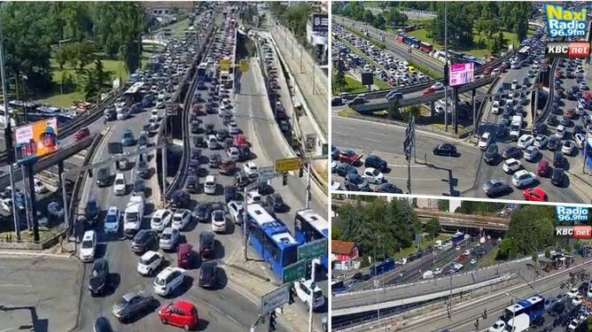 Gužve na Brankovom mostu i Gazeli prvog septembra u Beogradu
